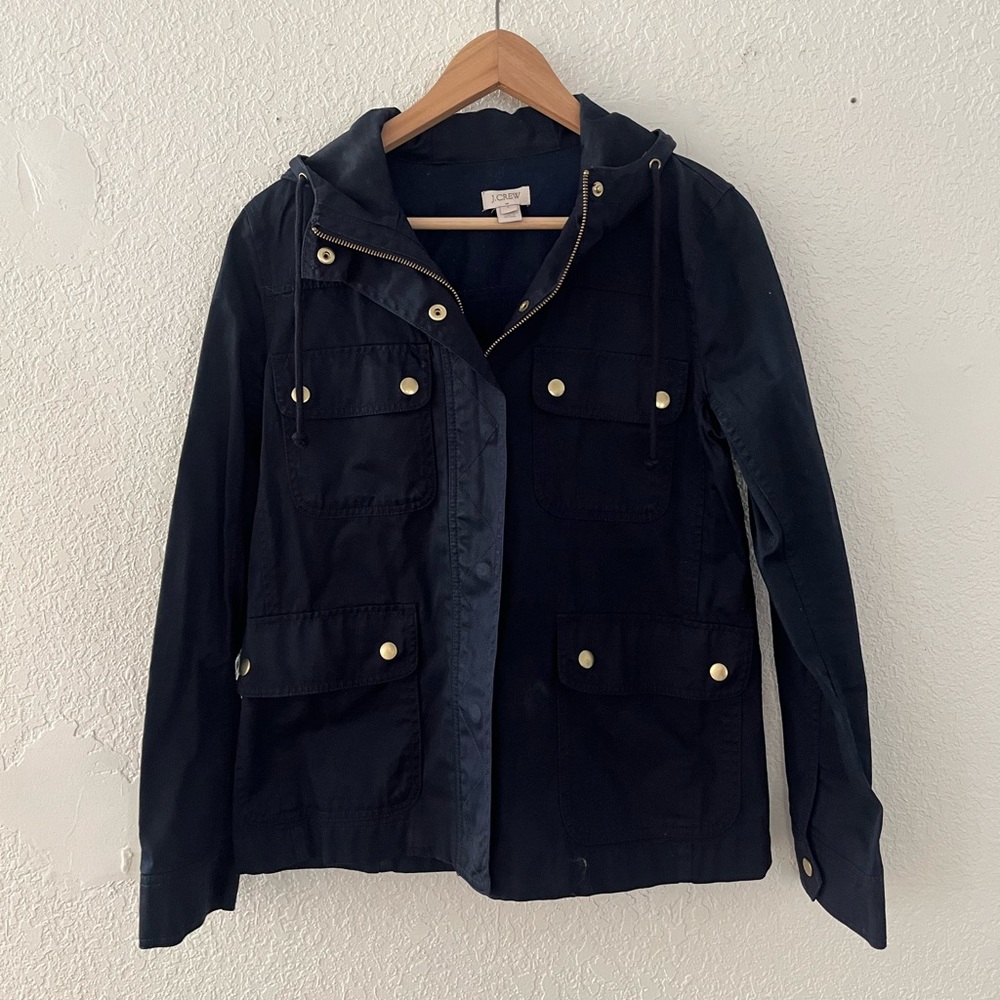 J.Crew Dark Blue Zip-Up Jacket